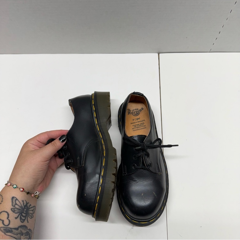 Dr. Marten Made in England Steel Toe Chunky Oxfords - Picture 3 of 9